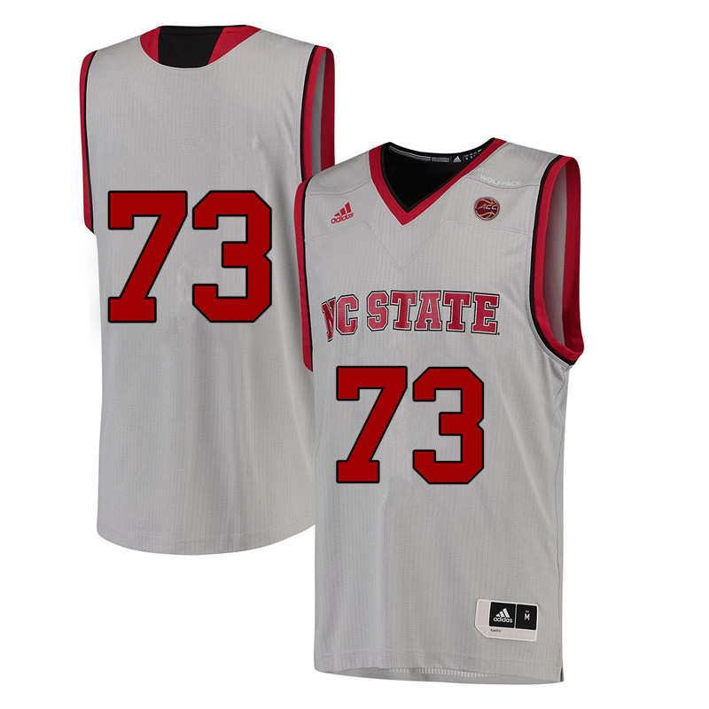 Men #73 Vic Molodet NC State Wolfpack College Basketball Jerseys-White